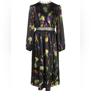 NWT Cynthia Rowley Krystal Fruit Print Dress